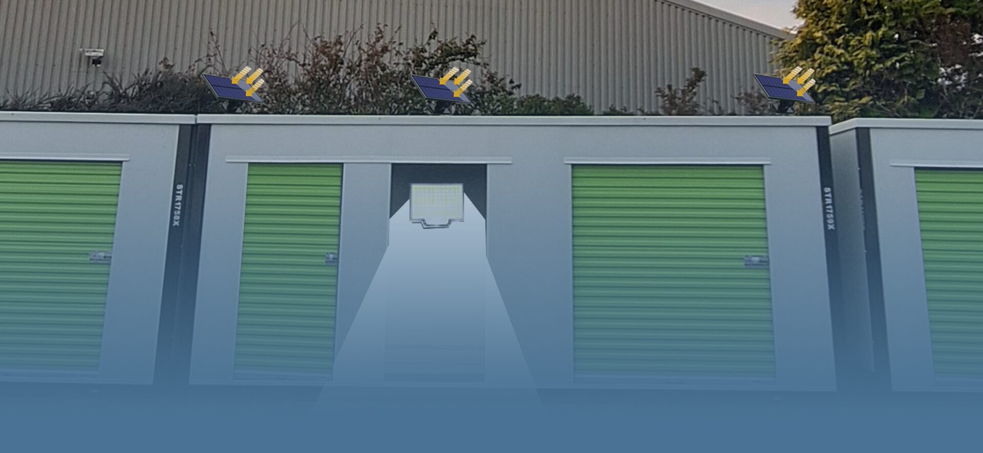 Gradiente de luces solares Conferencia BAR y entrega del Eurogrupo